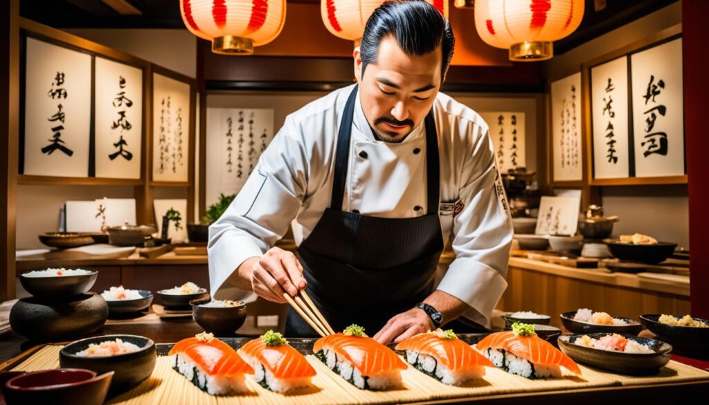 Edo-Periode und Nigiri-Sushi