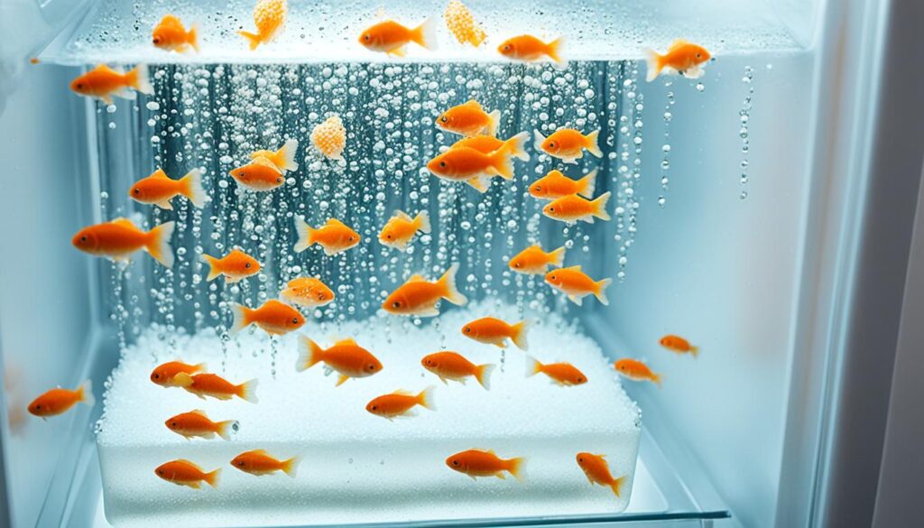Masago im Kühlschrank für optimale Lagerung