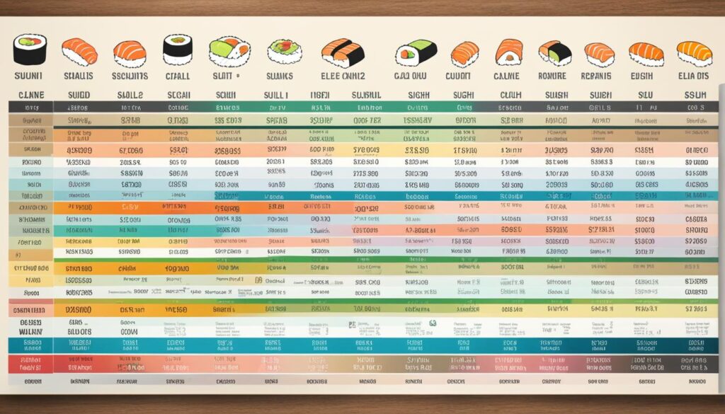 Wie viele Kalorien hat Sushi?