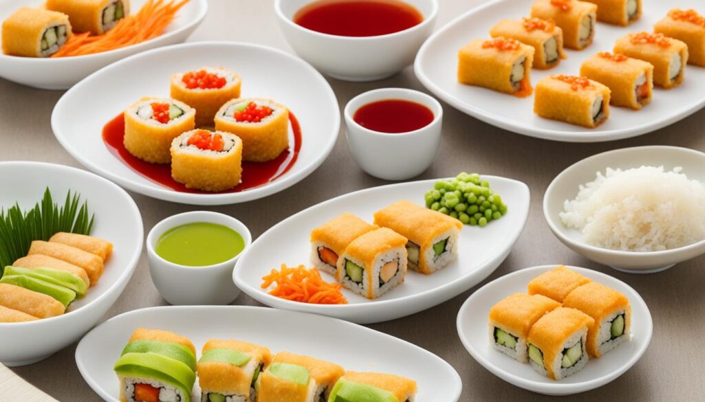 Zubereitung von Inari Sushi