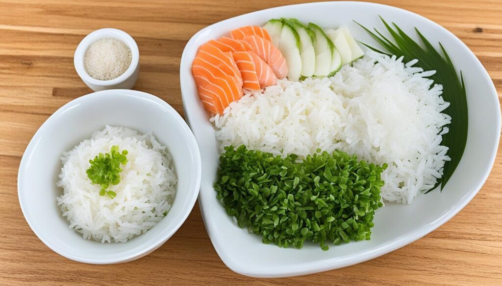 Zubereitung von authentischem Sushi-Reis