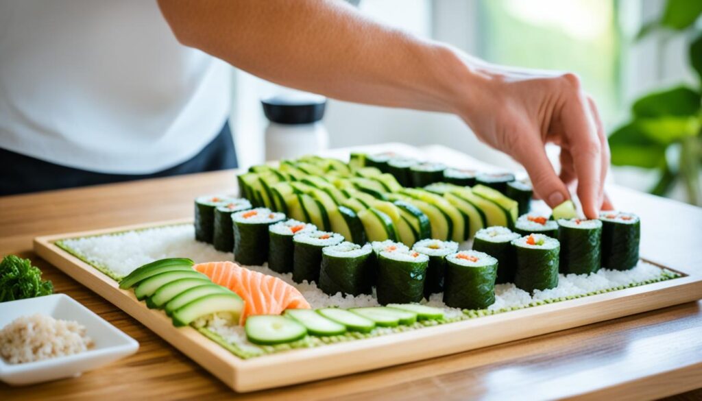 sushi mit normalem reis