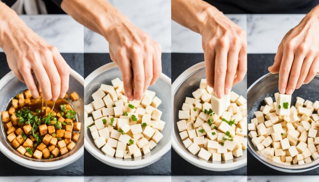 tofu marinieren